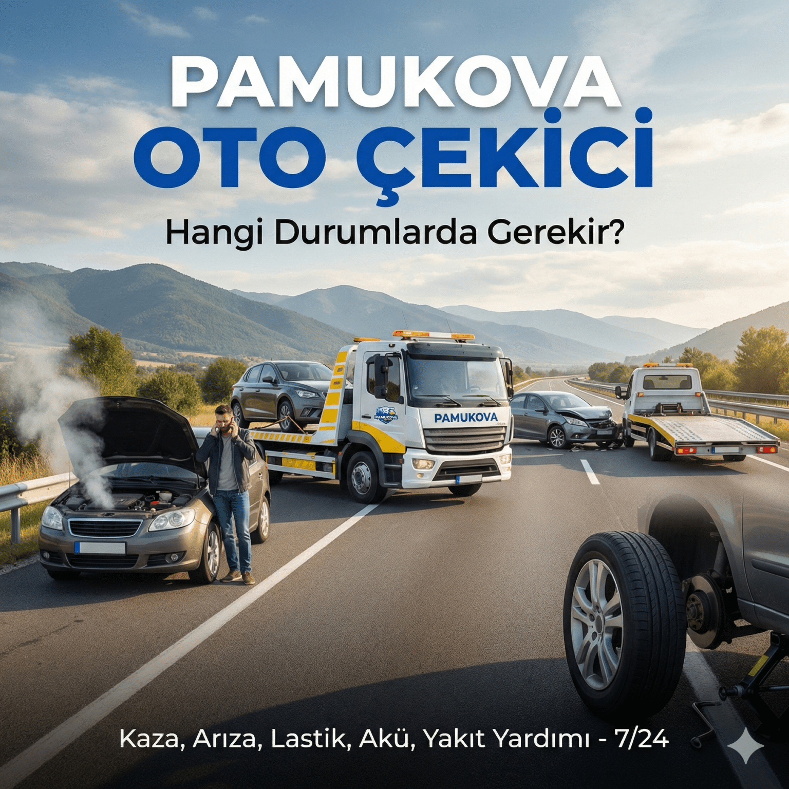 Pamukova Oto Çekici Hangi Durumlarda Gerekir?